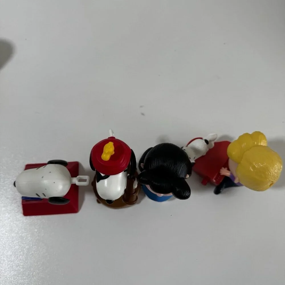 Snoopy PEANUTS McDonald's 2015 2018 Lot Charlie Flying Aces Typewriter Piano